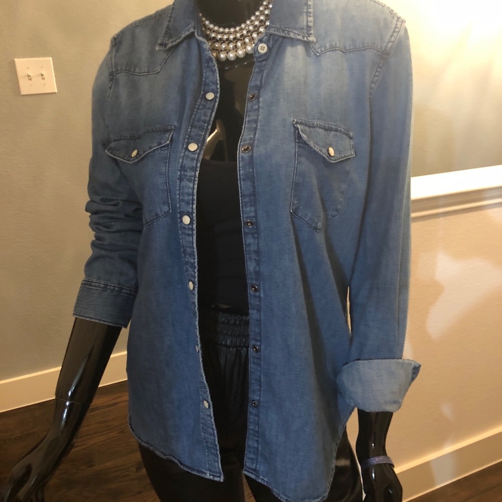 Gap Denim Western Shirt
